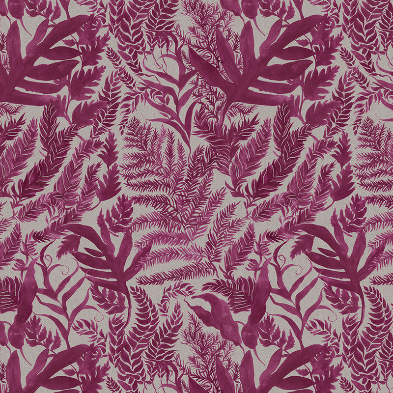 Bracken Printed Fabric Sample Swatch Berry