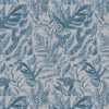 Fauna Blue Fabric - Bracken Printed Cotton Fabric Breeze Voyage Maison