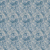 Fauna Blue Fabric - Bracken Printed Cotton Fabric Breeze Voyage Maison