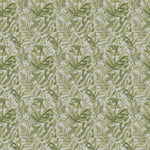 Fauna Green Fabric - Bracken Printed Cotton Fabric Dove Voyage Maison