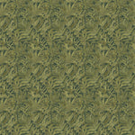 Fauna Green Fabric - Bracken Printed Cotton Fabric Eden Voyage Maison