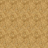 Fauna Yellow Fabric - Bracken Printed Cotton Fabric Honey Voyage Maison