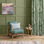 Fauna Green Fabric - Bracken Printed Cotton Fabric Isla Voyage Maison