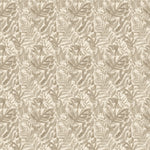 Fauna Cream Fabric - Bracken Printed Cotton Fabric Jasmine Voyage Maison