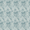 Fauna Blue Fabric - Bracken Printed Cotton Fabric Mist Voyage Maison