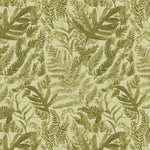 Fauna Green Fabric - Bracken Printed Cotton Fabric Pear Voyage Maison