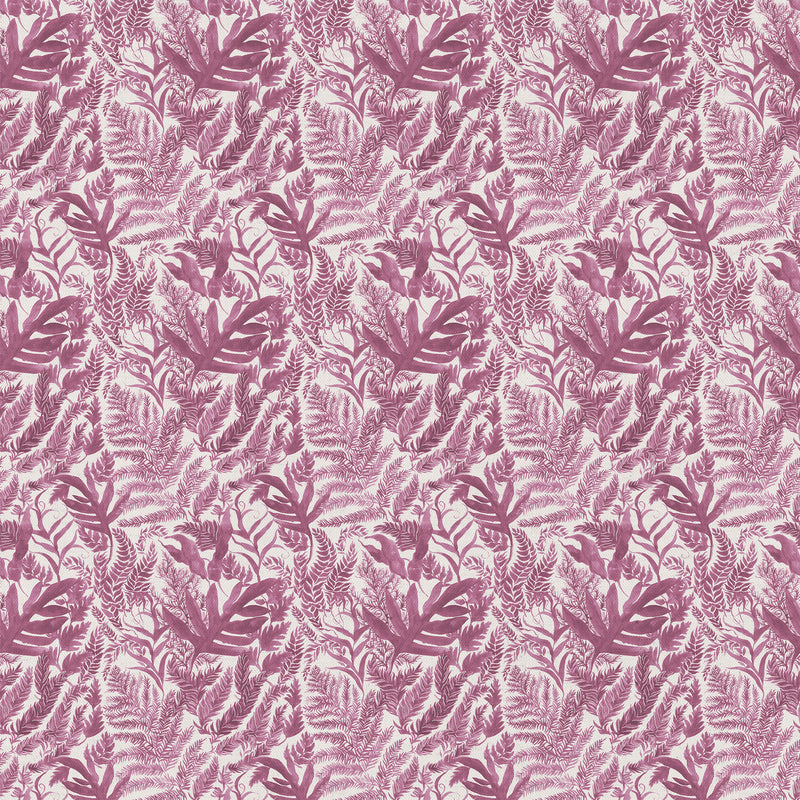 Fauna Pink Fabric - Bracken Printed Cotton Fabric Petal Voyage Maison