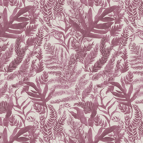 Fauna Pink Fabric - Bracken Printed Cotton Fabric Petal Voyage Maison