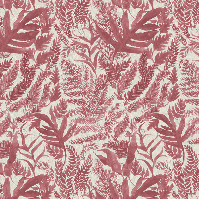 Bracken Printed Fabric Sample Swatch Rose