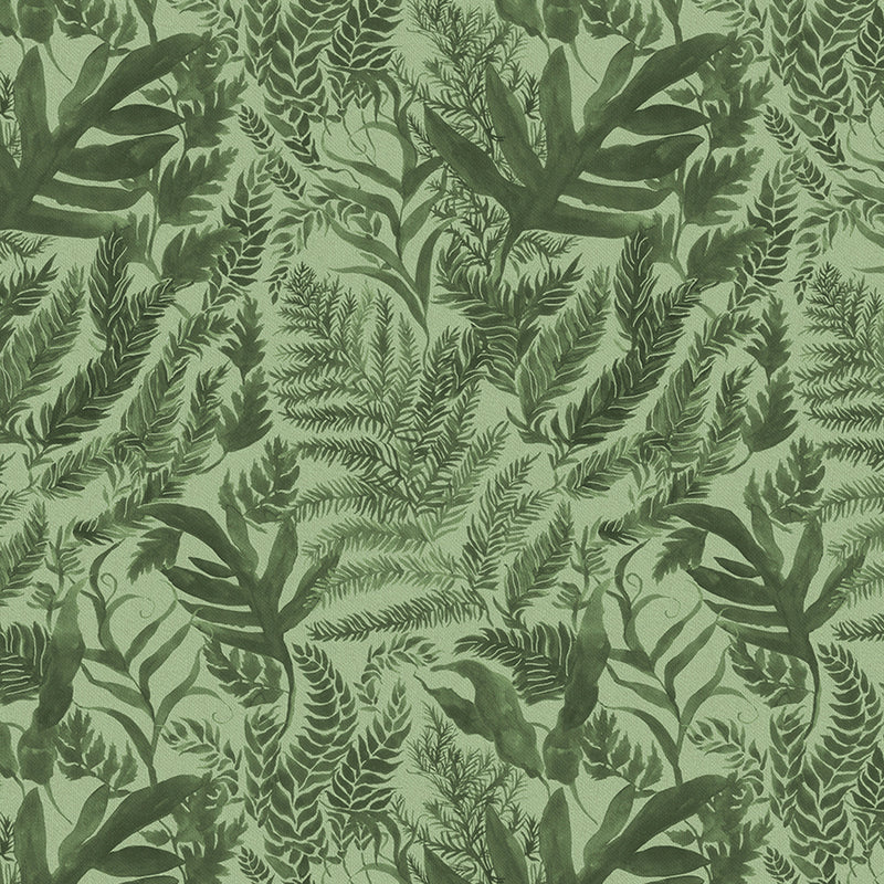 Bracken Printed Fabric Sample Swatch Sage