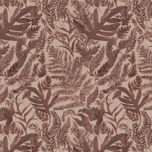 Fauna Brown Fabric - Bracken Printed Cotton Fabric Sienna Voyage Maison