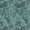 Fauna Blue Fabric - Bracken Printed Cotton Fabric Tide Voyage Maison