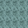 Fauna Blue Fabric - Bracken Printed Cotton Fabric Tide Voyage Maison