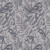 Fauna Grey Fabric - Bracken Printed Cotton Fabric Viola Voyage Maison