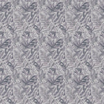 Fauna Grey Fabric - Bracken Printed Cotton Fabric Viola Voyage Maison