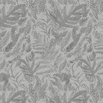 Fauna Grey Fabric - Bracken Printed Cotton Fabric Willow Voyage Maison