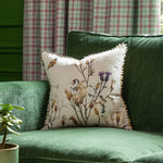 Floral Grey Cushions - Braeside Printed Cushion Cover Clay Darren Woodhead