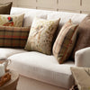 Animal Beige Cushions - Bramble Hare Printed Cushion Cover Hare Evans Lichfield