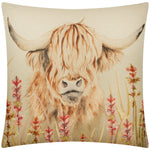 Bramble Highland Cow Printed Cushion Highland Cow