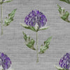 Floral Purple Fabric - Bram Printed Fabric Violet Voyage Maison