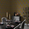 Voyage Maison Bram 1.4m Wide Width Wallpaper in Gold