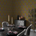 Voyage Maison Bram 1.4m Wide Width Wallpaper in Gold