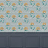 Voyage Maison Bram 1.4m Wide Width Wallpaper in Sapphire