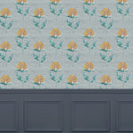 Voyage Maison Bram 1.4m Wide Width Wallpaper in Sapphire