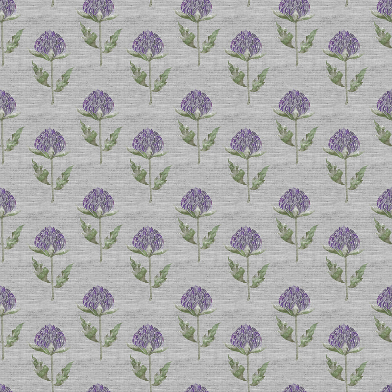 Bram Wallpaper Sample Violet