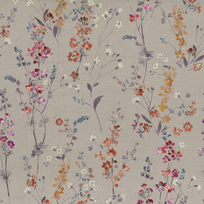 Voyage Maison Briella Printed Cotton Fabric in Heather