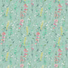 Voyage Maison Briella Printed Cotton Fabric in Verde