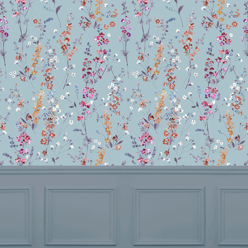 Voyage Maison Briella 1.4m Wide Width Wallpaper in Cornflower