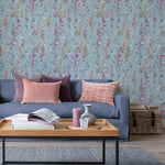 Voyage Maison Briella 1.4m Wide Width Wallpaper in Cornflower