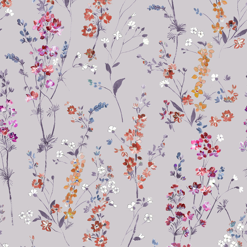 Briella Wallpaper Sample Heather