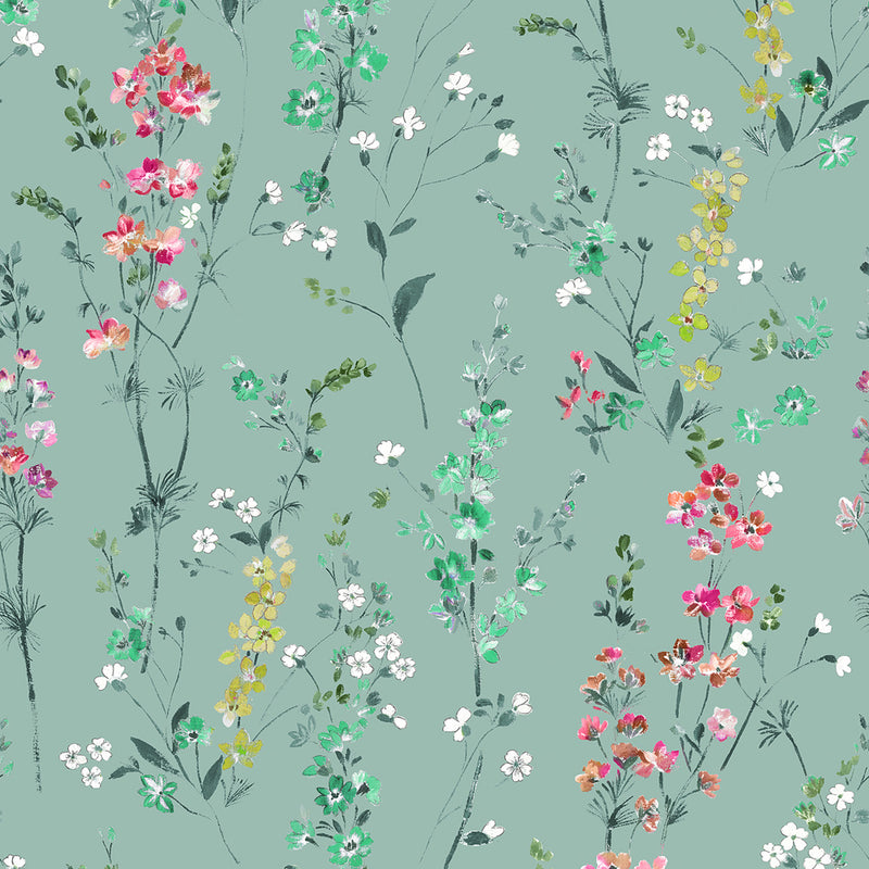 Voyage Maison Briella 1.4m Wide Width Wallpaper in Verde