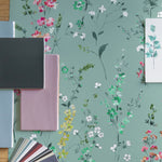 Voyage Maison Briella 1.4m Wide Width Wallpaper in Verde