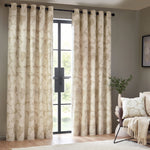 HÖEM Brinn Abstract Eyelet Curtains in Natural