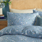 Floral Blue Bedding - Bronte Printed Floral Duvet Cover Set Bluebell Wylder Nature