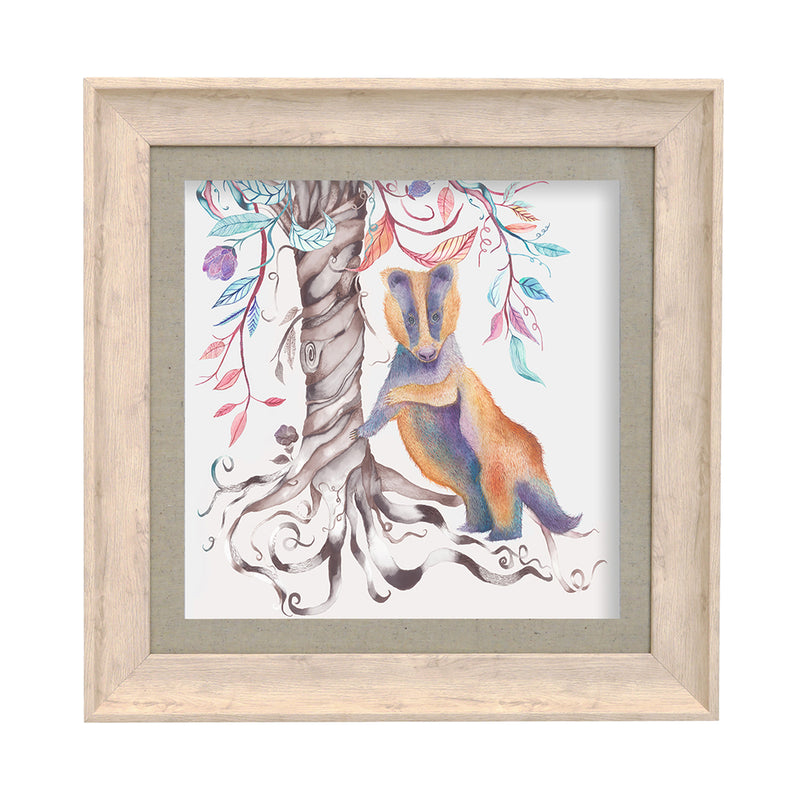 Voyage Maison Brucie Badger Framed Print in Birch