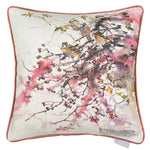 Floral Pink Cushions - Brushwood Printed Cushion Cover Blossom Darren Woodhead