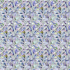 Fauna Purple Fabric - Brympton Printed Cotton Fabric Duck Egg Voyage Maison