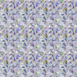 Fauna Purple Fabric - Brympton Printed Cotton Fabric Heather Stone Voyage Maison