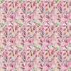 Fauna Pink Fabric - Brympton Printed Cotton Fabric Raspberry Voyage Maison