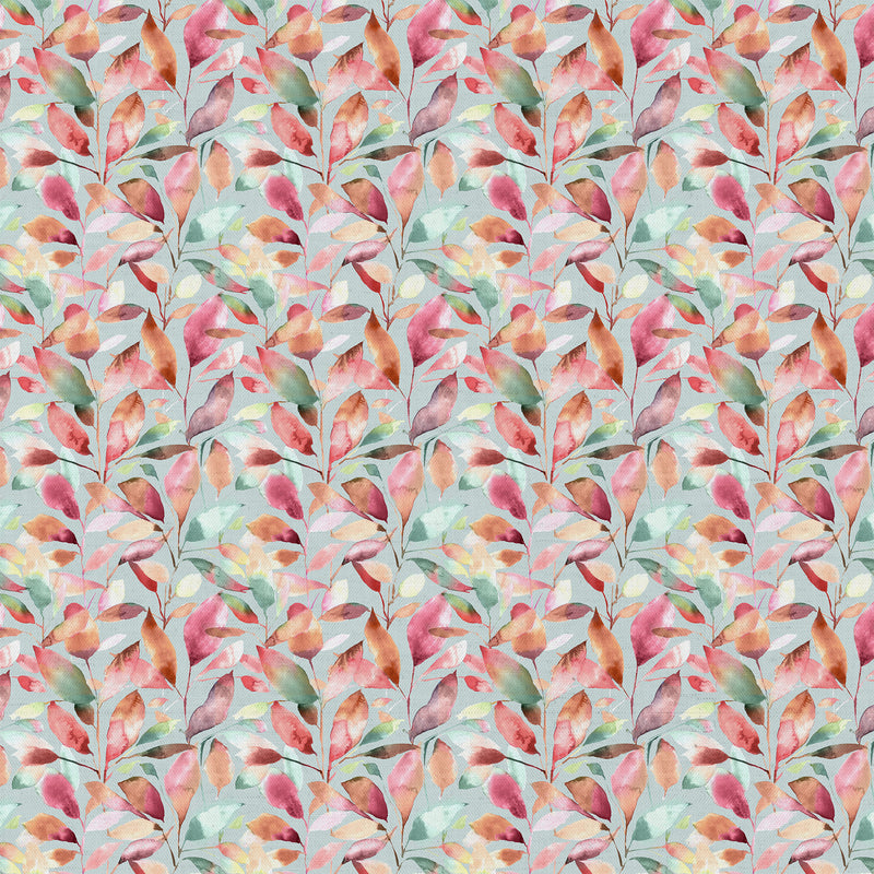 Fauna Orange Fabric - Brympton Printed Cotton Fabric Russett Voyage Maison