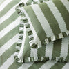  Bedding  - Birdie Stripe  Duvet Cover Set Baygreen/Mist Wylder