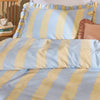  Bedding - Birdie Stripe Ruffle Duvet Cover Set Lemon/Sky Wylder