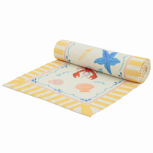  Yellow Kitchen - Brunch Stripes Indoor/Outdoor Table Runner Multicolour furn.