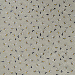 Voyage Maison Bumblebee Embroidered Woven Fabric in Bee Birch