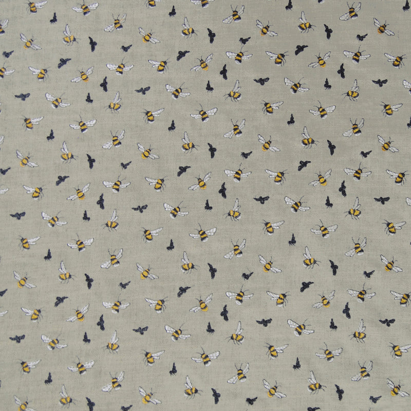 Voyage Maison Bumblebee Embroidered Woven Fabric in Bee Birch