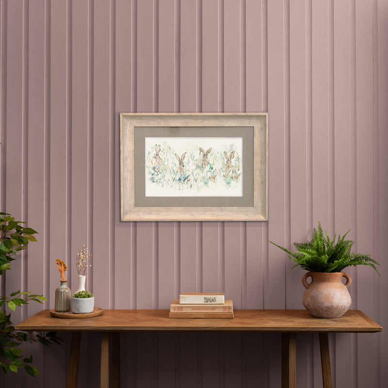 Voyage Maison Bunnies Framed Print in Birch